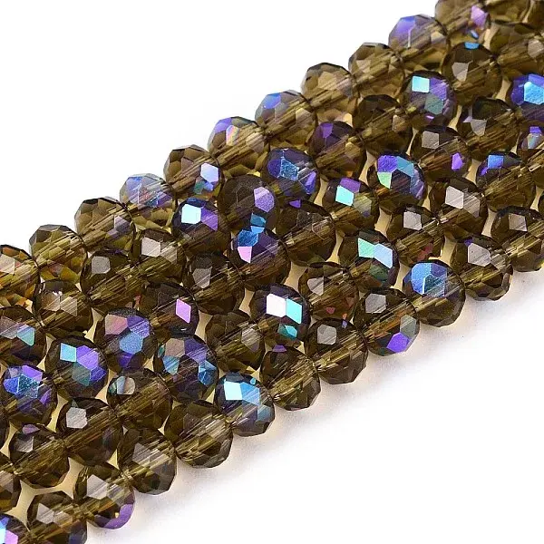 Electroplate Glass Beads Strands