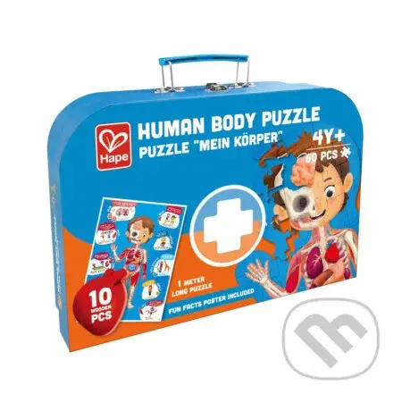 Mega puzzle Ľudské telo - puzzle z kategorie Naučné puzzle