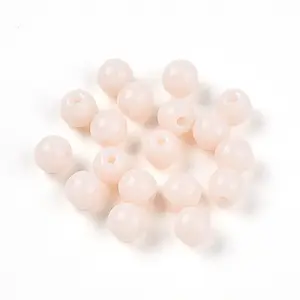 Opaque Solid Color Glass Beads