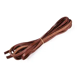 5M Flat Cowhide Leather Jewelry Cord