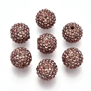 Resin Rhinestone Beads