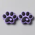 Dog Paw Print Food Grade Eco-Friendly Silicone Beads