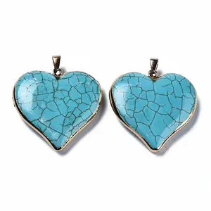 Synthetic Turquoise Pendants