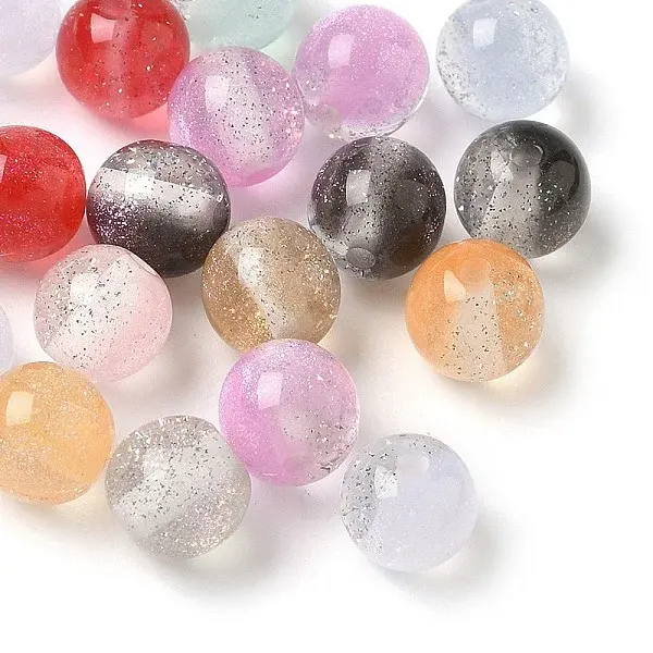 Two Tone Resin Beads