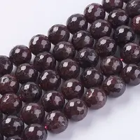 Natural Garnet Beads Strands