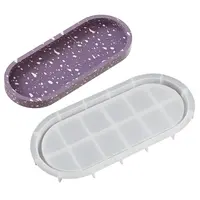 DIY Oval Storage Tray Silicone Molds