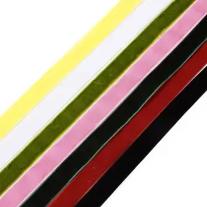 Flat Single Face Velvet Ribbon