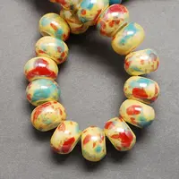 Handmade Porcelain European Beads