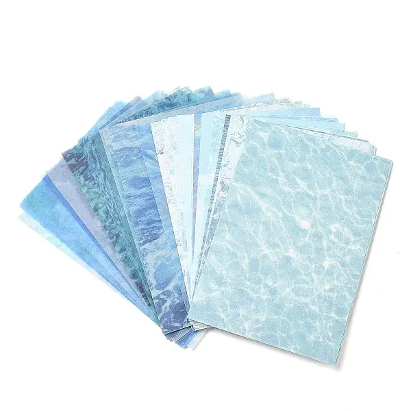 30 Sheets Water Ripple Scrapbook Paper Pads