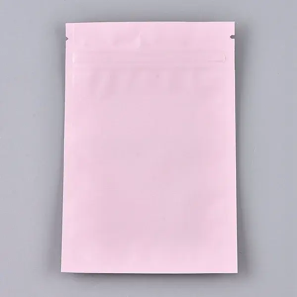 Solid Color Plastic Zip Top Bags
