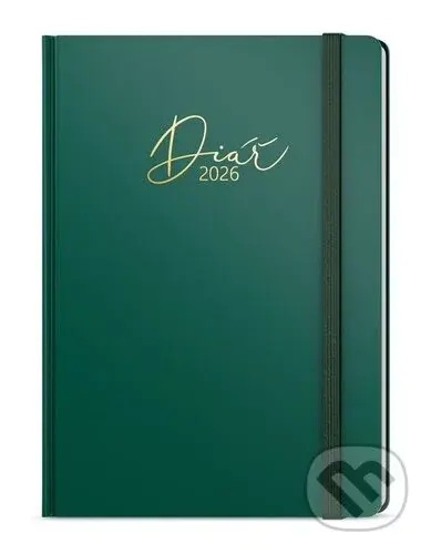 Týdenní diář 2026 Prokop Luxi B6 zelená