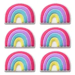 6Pcs Food Grade Eco-Friendly Silicone Focal Beads