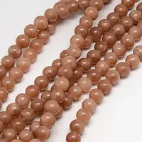 Natural Yellow Jade Beads Strands