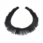 Synthetic Turquoise Graduated Spike Beads Strands