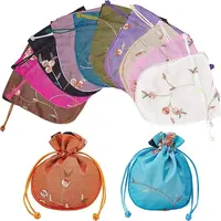 12Pcs 12 Colors Polyester Packing Pouches