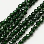 Synthetic Green Goldstone Beads Strands
