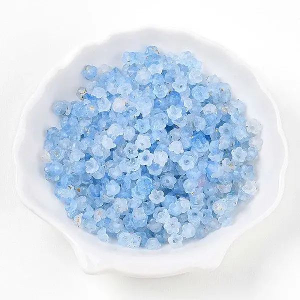 Frosted Transparent Acrylic Beads