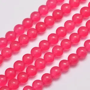 Natural & Dyed Malaysia Jade Bead Strands