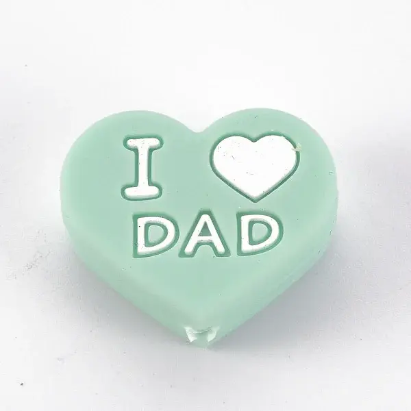 Mother's Day Food Grade Eco-Friendly Silicone Focal Beads