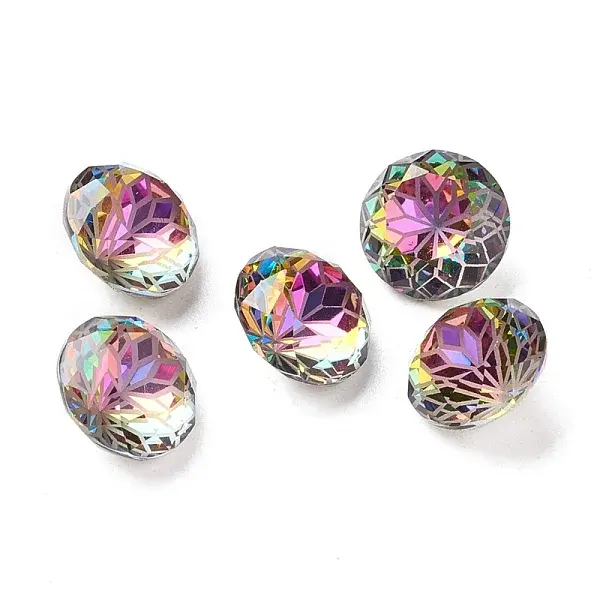 K9 Glass Rhinestone Pointed Back Cabochons