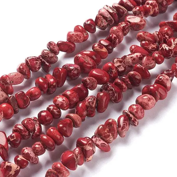 Natural Imperial Jasper Bead Strands