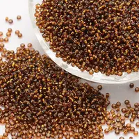 6/0 Transparent Glass Round Seed Beads