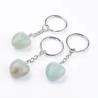 Natural Amazonite Keychain
