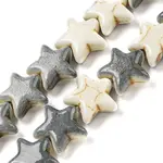 Baking Paint Synthetic Turquoise Beads Strands