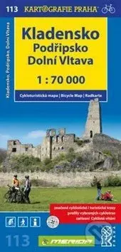 Kladensko, Podřipsko, Dolní Vltava 1: 70 0000 (Cykloturistická mapa 113)