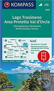 Lago Trasimeno, Area Protetta Val d' Orcia (Montepulciano, Montalcino, Monte Amiata, Cortona)