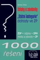 1000 řešení č. 7-8 / 2024 - Zálohy a závdavky (Odpisy, „Státní kategorie“ a dohody ve zdravotním pojištění)