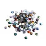 Glass Flat Back Rhinestone Cabochons