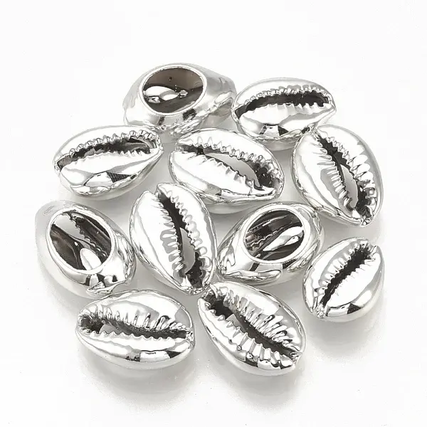 Electroplated Sea Shell Beads