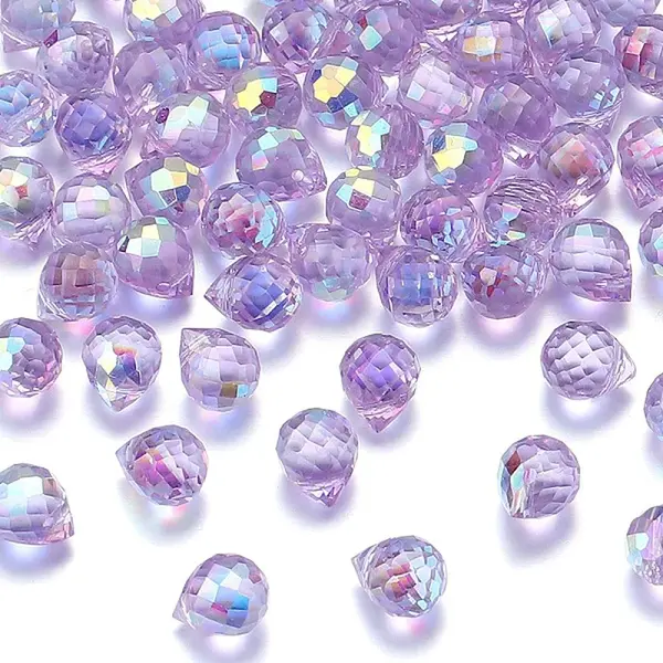Transparent Glass Charms