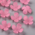 Frosted Acrylic Bead Caps