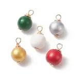 Spray Painted Wood Pendants