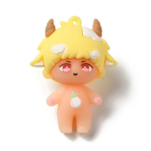 PVC Plastic Cartoon Big Pendants