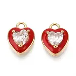 Ion Plating(IP) 304 Stainless Steel Micro Pave Cubic Zirconia Charms