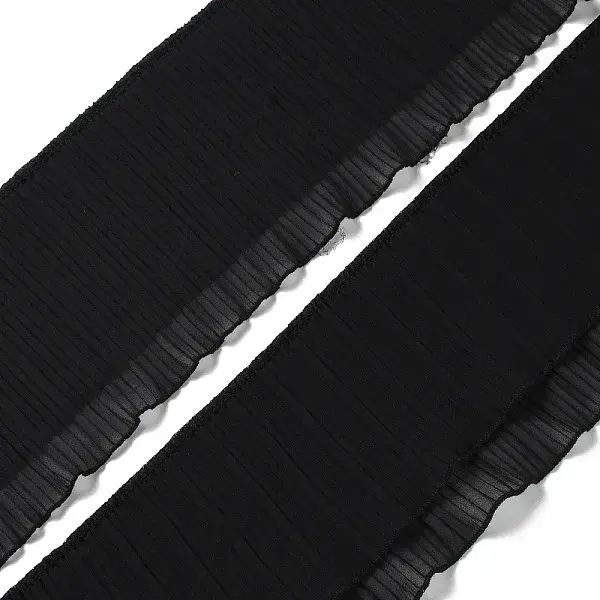 3 Yards Pleated Polyester Lace Ribbon