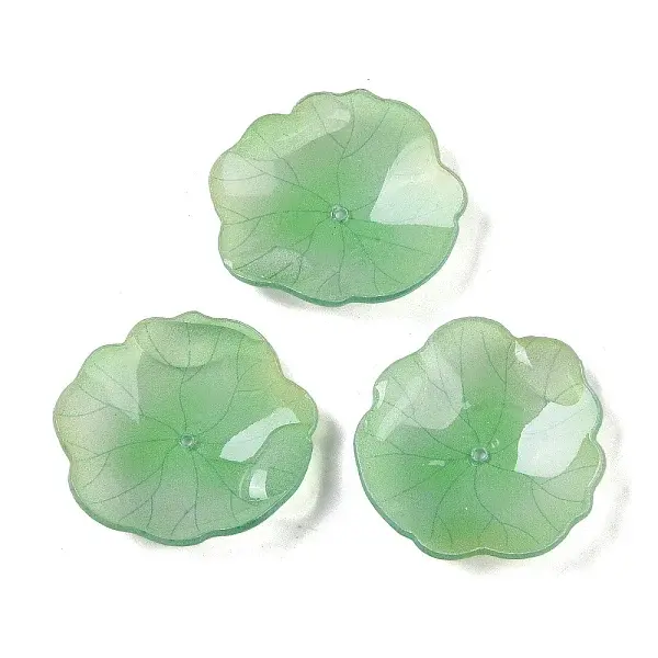 Lotus Leaf Bead Caps