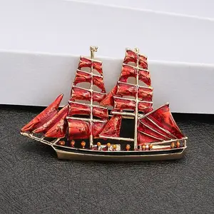 Sailing Boat Enamel Pins