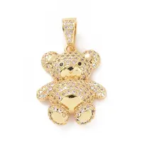 Brass Cubic Zirconia Pendants