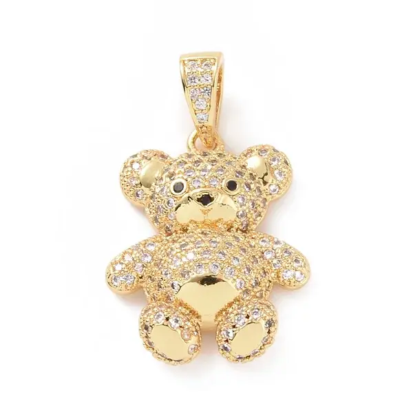 Brass Cubic Zirconia Pendants
