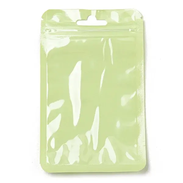Rectangle Plastic Yin-Yang Resealable Packaging Bags