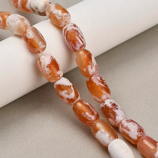 Natural Agate(Dyed & Heated ) Beads Strands
