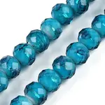 Handmade Gold Sand Lampwork Beads Strands