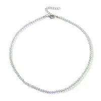 Bling Glass Round Beaded Necklace for Women