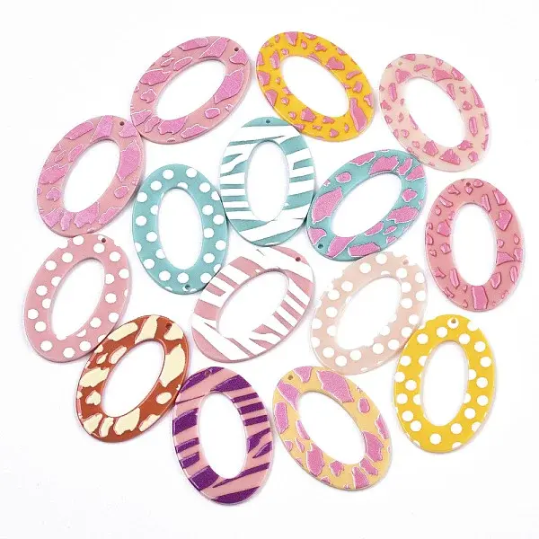 Opaque Printed Acrylic Pendants