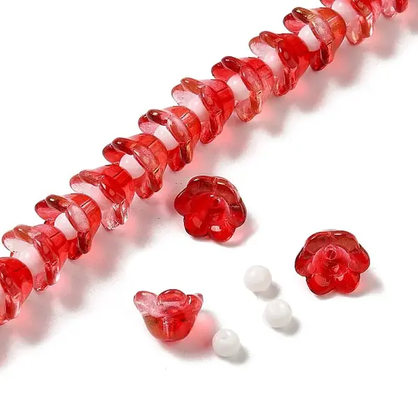 Transparent Glass Beads Strands