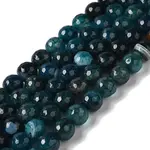 Dyed & Heated Natural Dragon Veins Agate Beads Strands